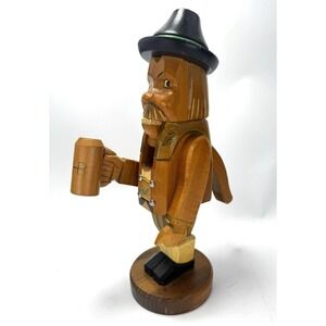 Nutcracker Hand Carved German Beer Attributed Kathe Wohlfahrt Christkindlmarkt